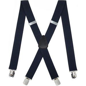 2Inch Elastic Men's suspenders, Heavy Duty Suspenders For Men - Naavy